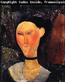 Amedeo Modigliani Woman with a Velvet Ribbon